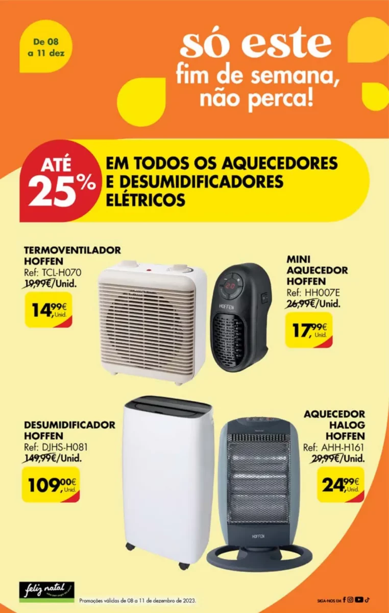 Antevis&atilde;o Folheto Pingo Doce fim-de-semana (8 a 11 dezembro)