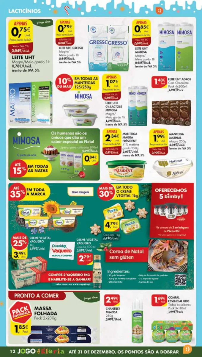 Antevis&atilde;o Folheto Pingo Doce Madeira (19 a 26 dezembro)