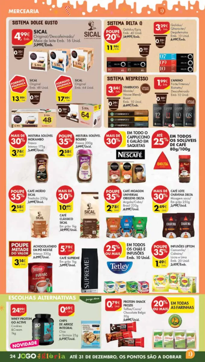 Antevis&atilde;o Folheto Pingo Doce Madeira (19 a 26 dezembro)