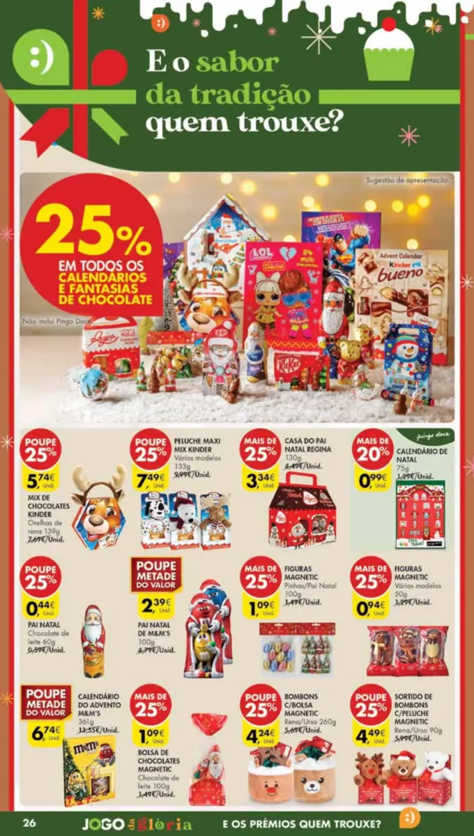 Antevis&atilde;o Folheto Pingo Doce Madeira (12 a 18 dezembro)