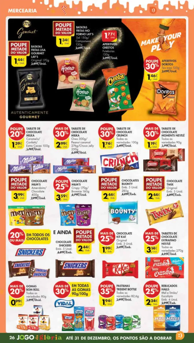 Antevis&atilde;o Folheto Pingo Doce Madeira (19 a 26 dezembro)