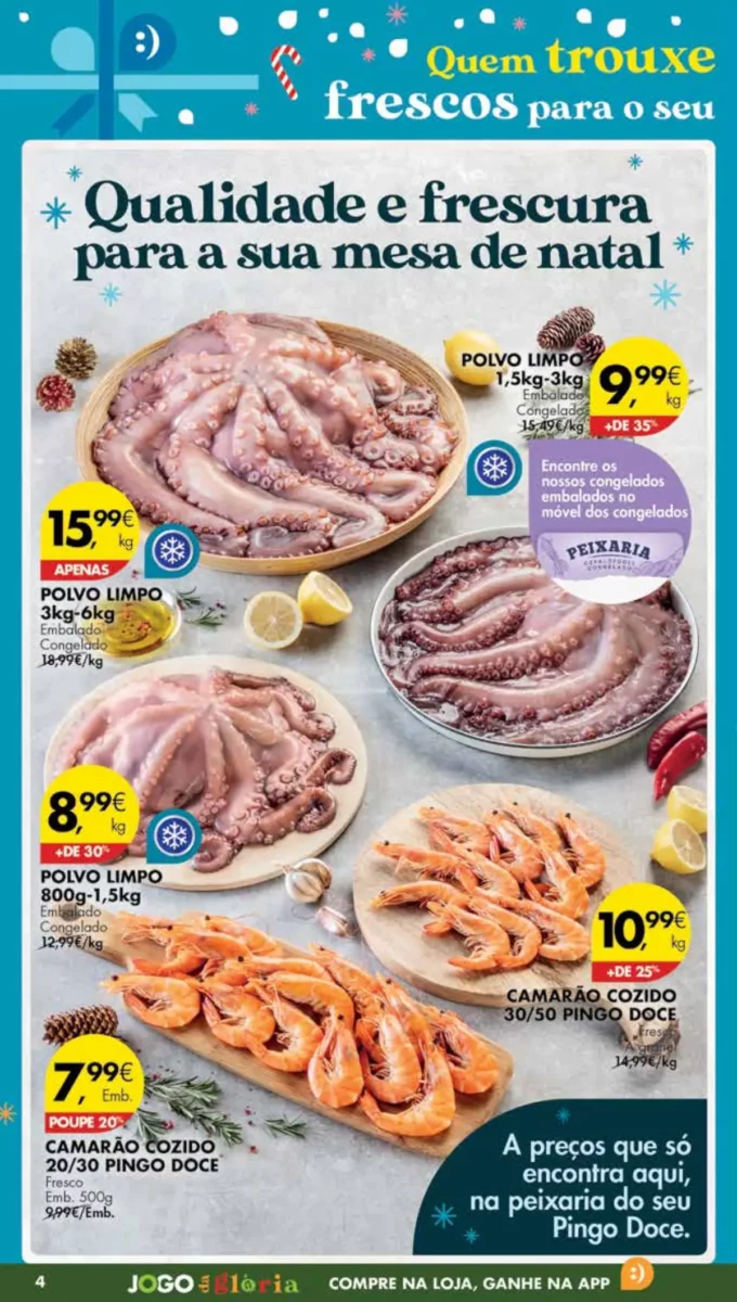 Antevis&atilde;o Folheto Pingo Doce Madeira (12 a 18 dezembro)