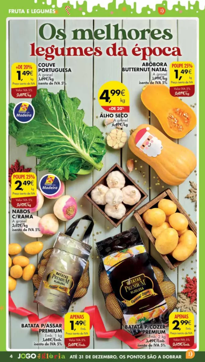 Antevis&atilde;o Folheto Pingo Doce Madeira (19 a 26 dezembro)