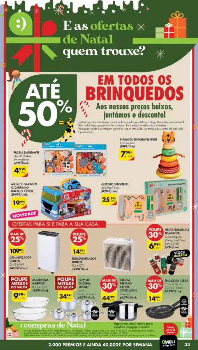 Antevis&atilde;o Folheto Pingo Doce Madeira (12 a 18 dezembro)