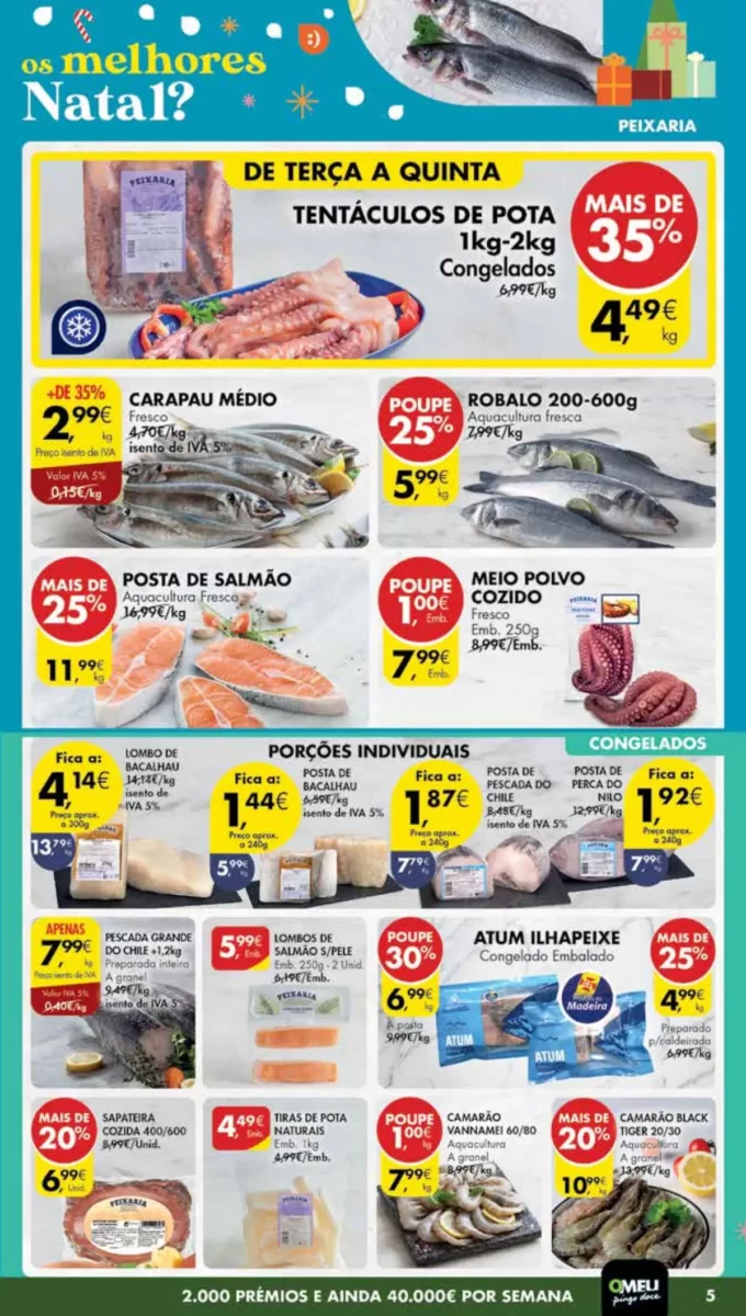 Antevis&atilde;o Folheto Pingo Doce Madeira (12 a 18 dezembro)