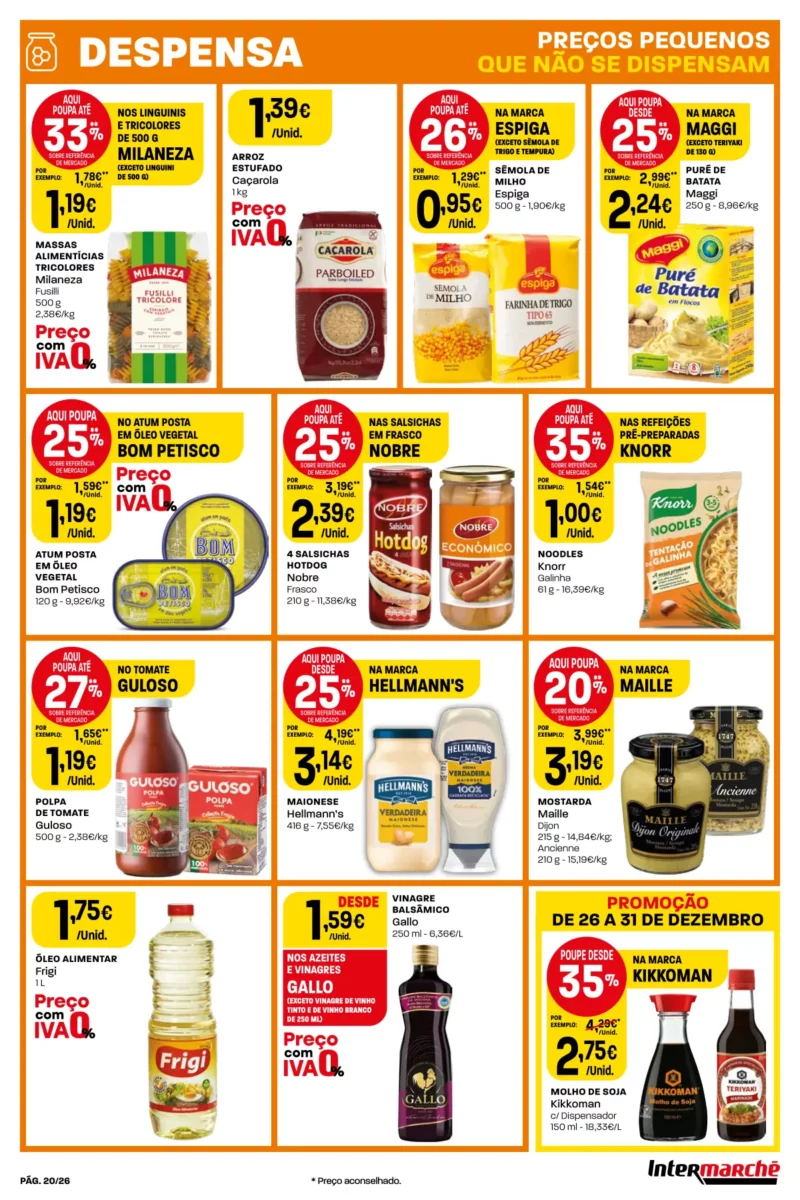 Folheto Intermarch&eacute; (26 a 31 dezembro)