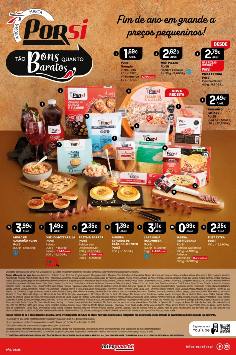 Folheto Intermarch&eacute; (26 a 31 dezembro)