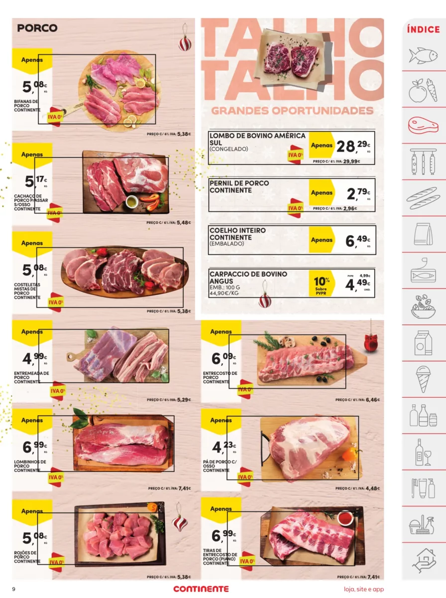 Folheto Continente (12 a 18 dezembro)