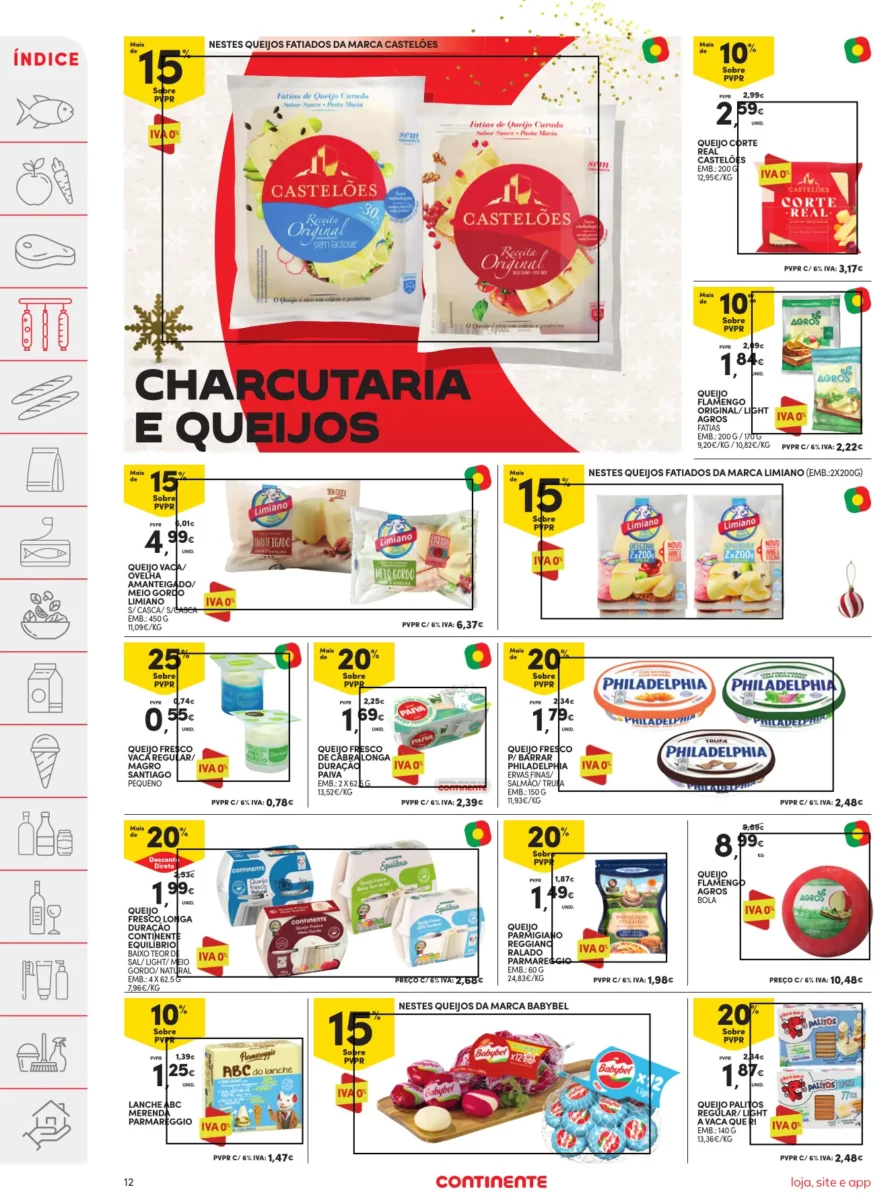 Folheto Continente (12 a 18 dezembro)