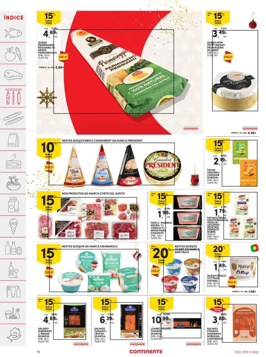 Folheto Continente (12 a 18 dezembro)