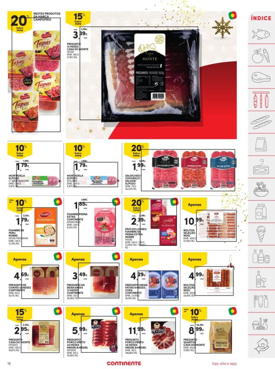 Folheto Continente (12 a 18 dezembro)