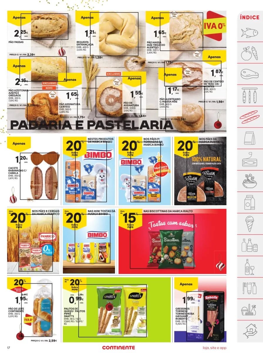 Folheto Continente (12 a 18 dezembro)