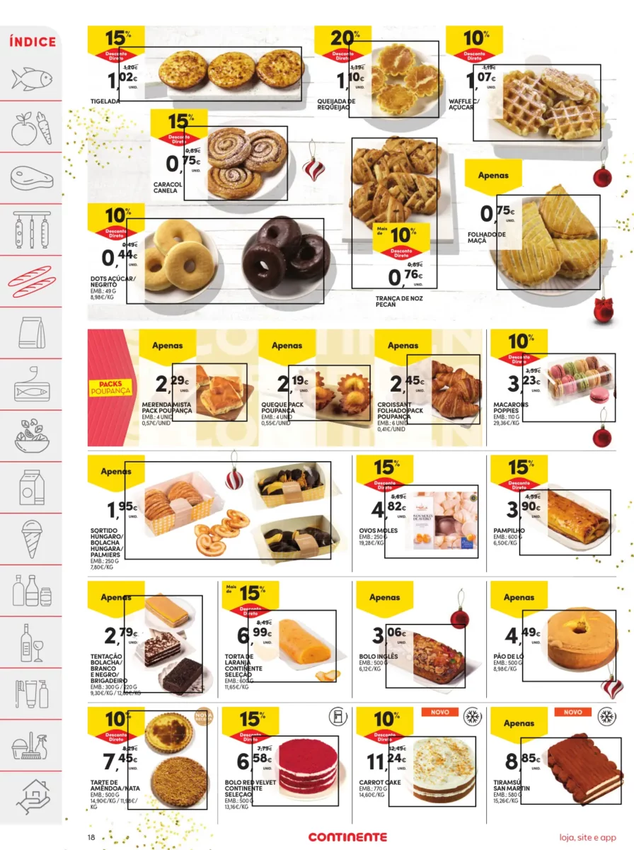 Folheto Continente (12 a 18 dezembro)