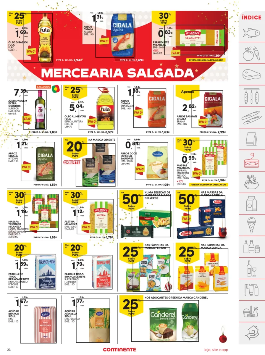Folheto Continente (12 a 18 dezembro)