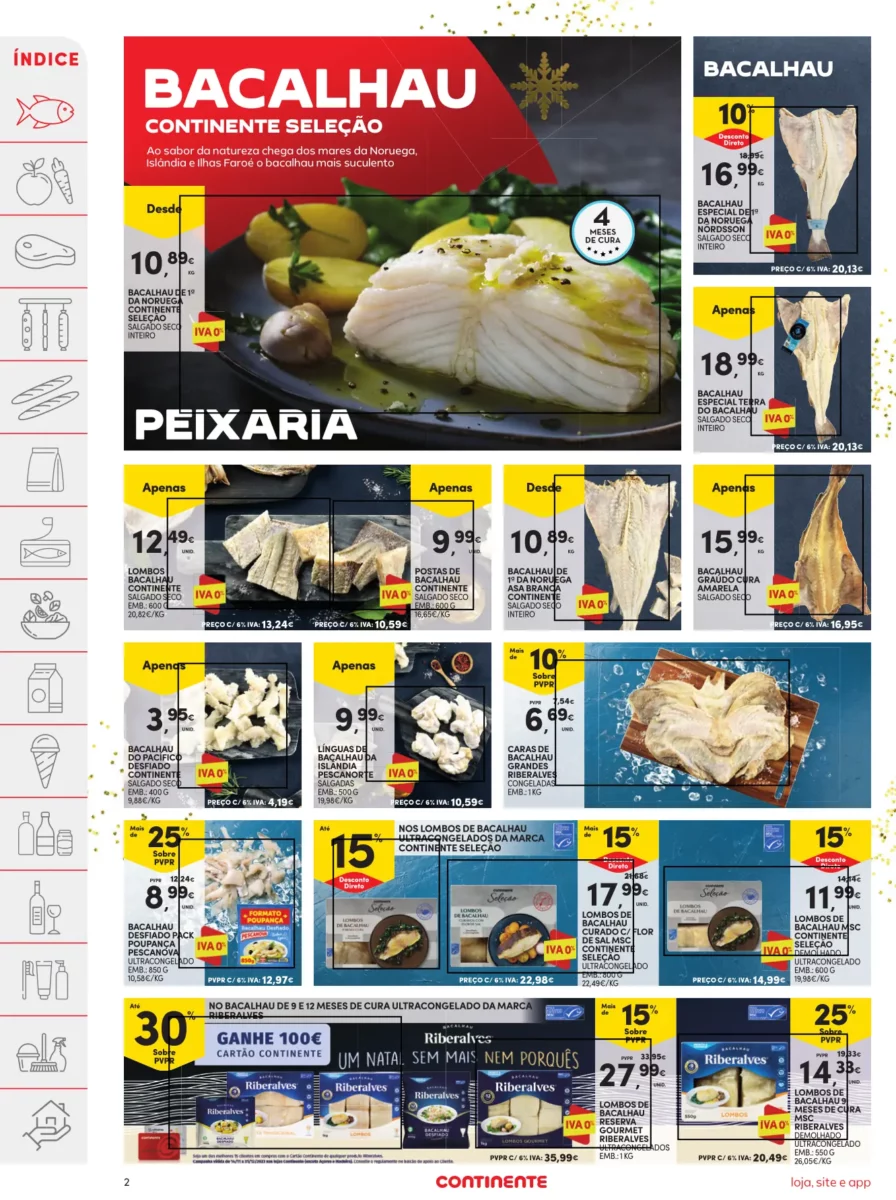 Folheto Continente (12 a 18 dezembro)
