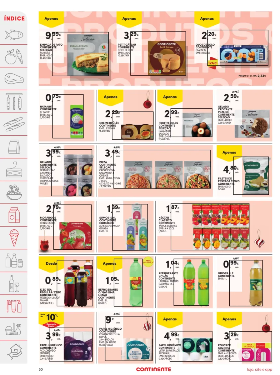 Folheto Continente (12 a 18 dezembro)