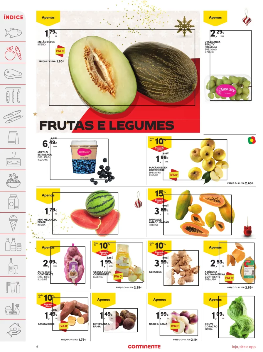 Folheto Continente (12 a 18 dezembro)