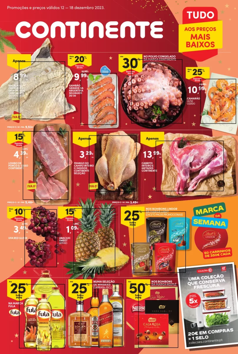Folheto Continente (12 a 18 dezembro)