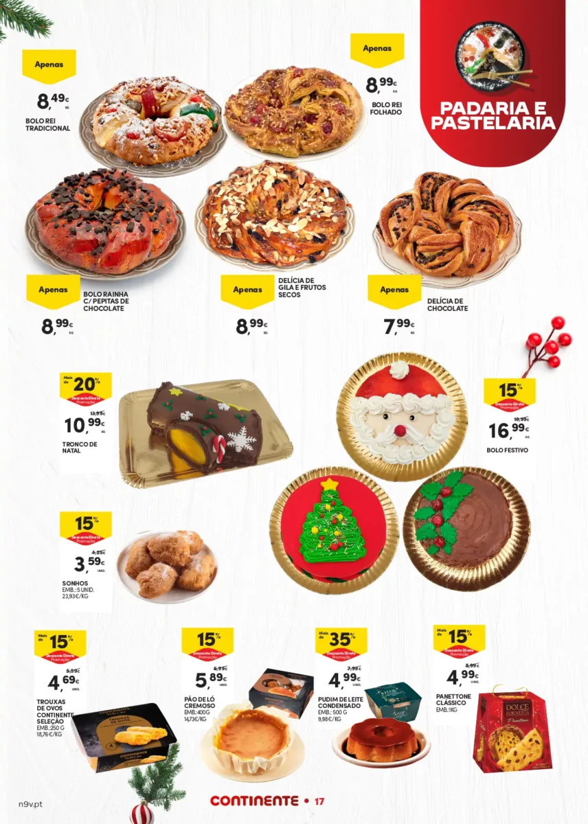 Folheto Continente A&ccedil;ores (7 a 24 dezembro)