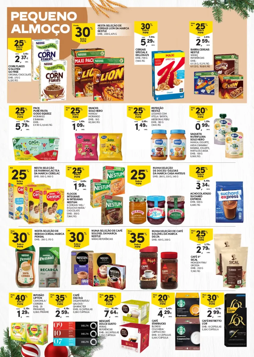 Folheto Continente A&ccedil;ores (7 a 24 dezembro)