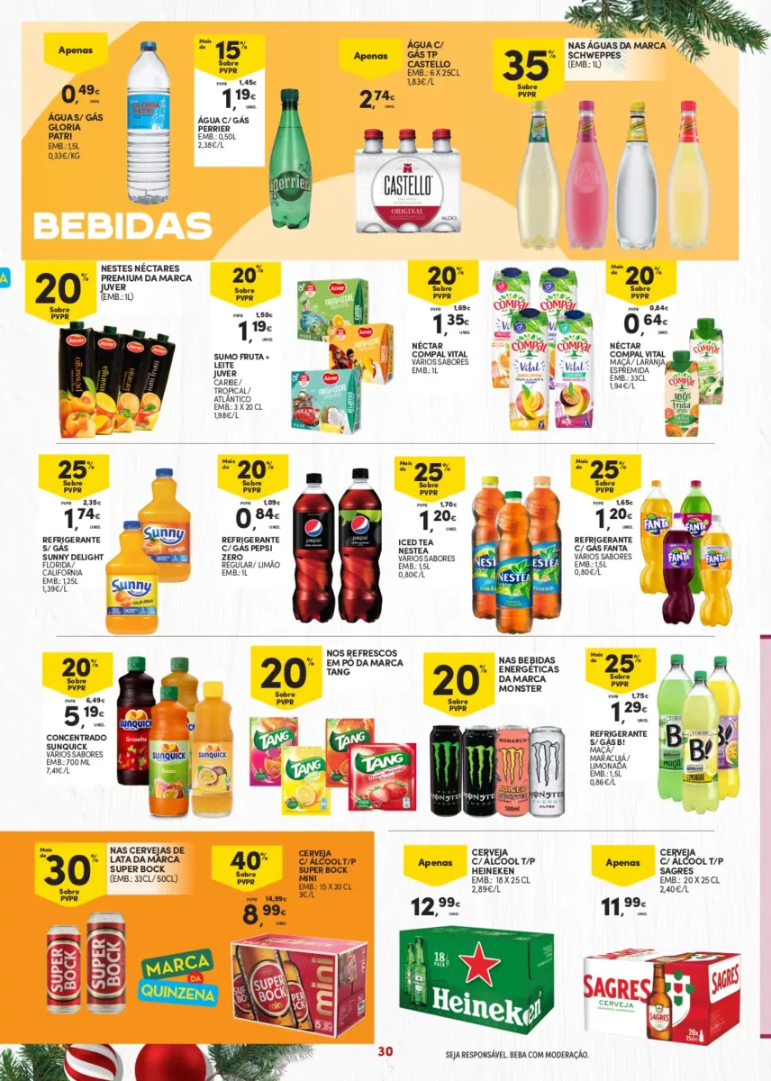 Folheto Continente A&ccedil;ores (7 a 24 dezembro)