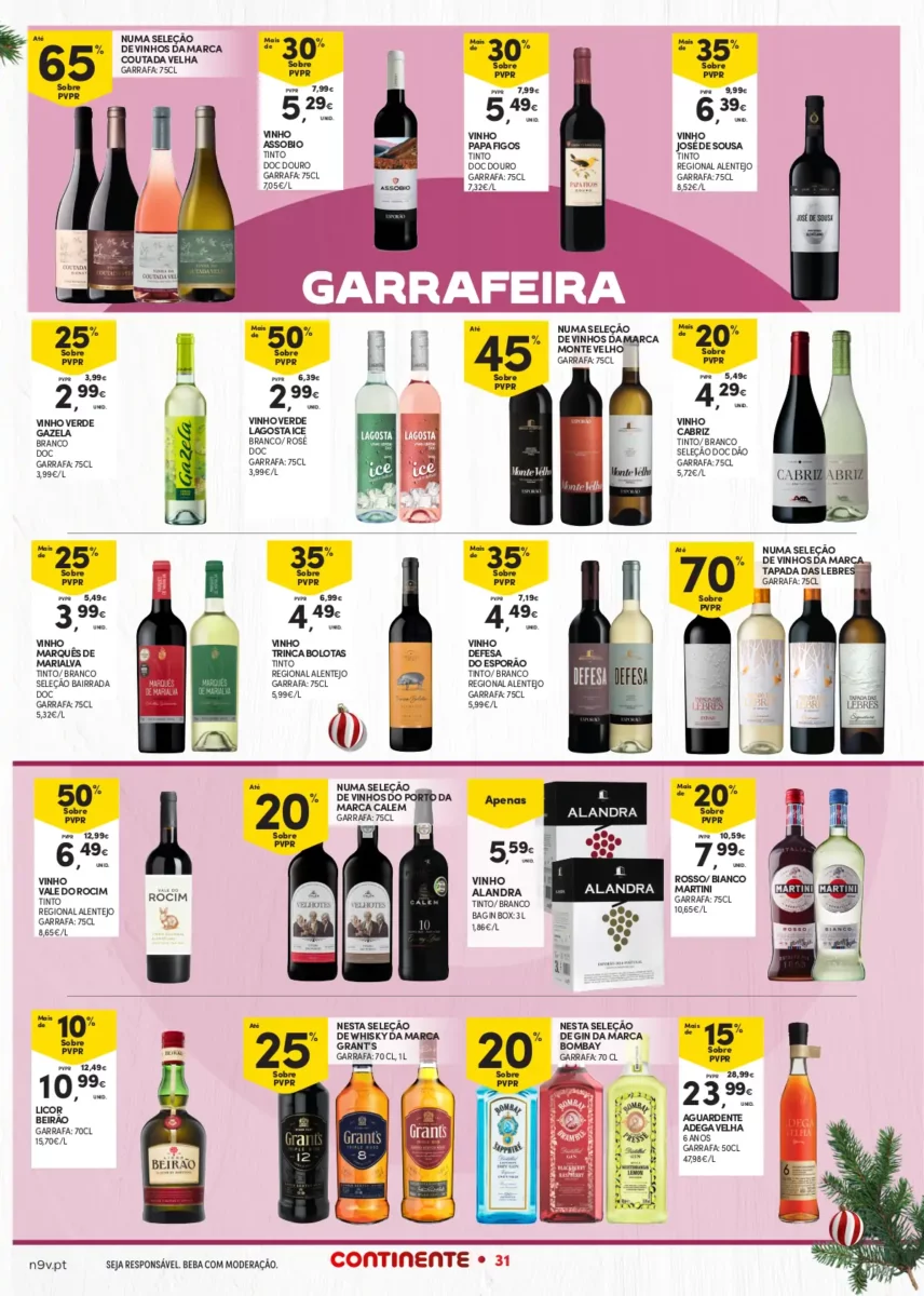 Folheto Continente A&ccedil;ores (7 a 24 dezembro)