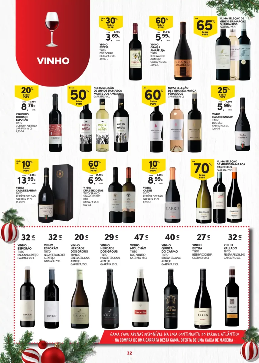 Folheto Continente A&ccedil;ores (7 a 24 dezembro)