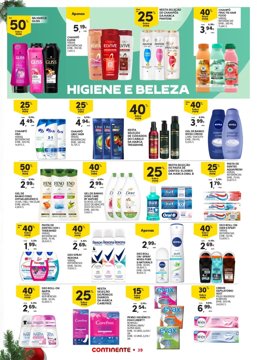 Folheto Continente A&ccedil;ores (7 a 24 dezembro)