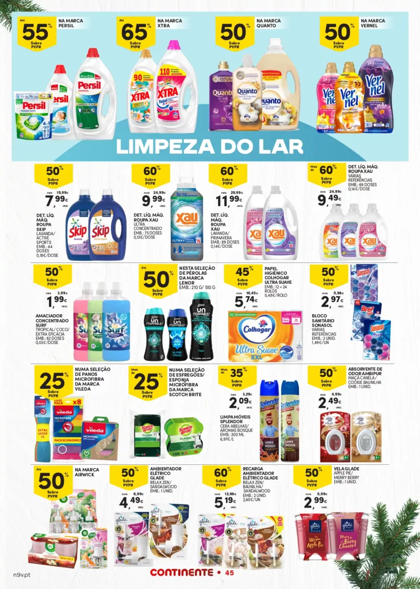 Folheto Continente A&ccedil;ores (7 a 24 dezembro)