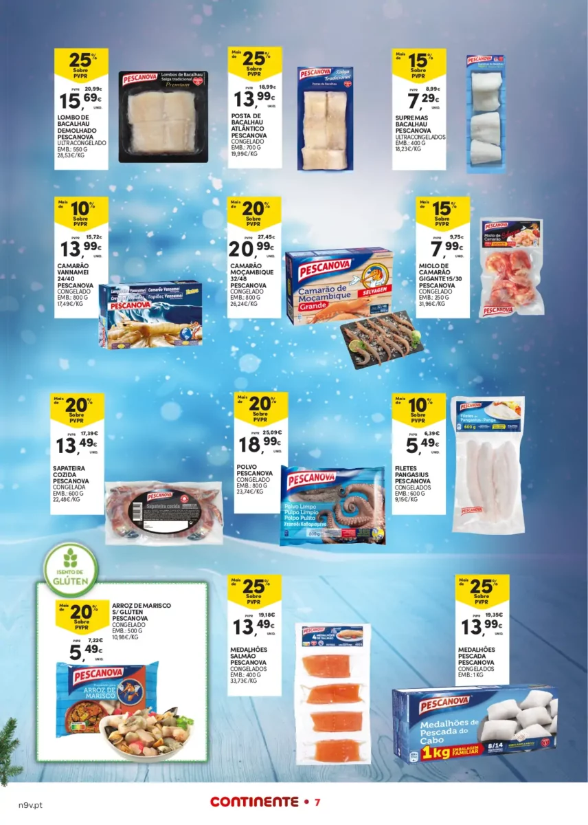 Folheto Continente A&ccedil;ores (7 a 24 dezembro)