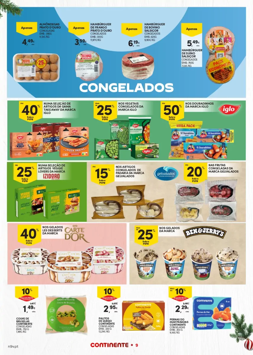 Folheto Continente A&ccedil;ores (7 a 24 dezembro)