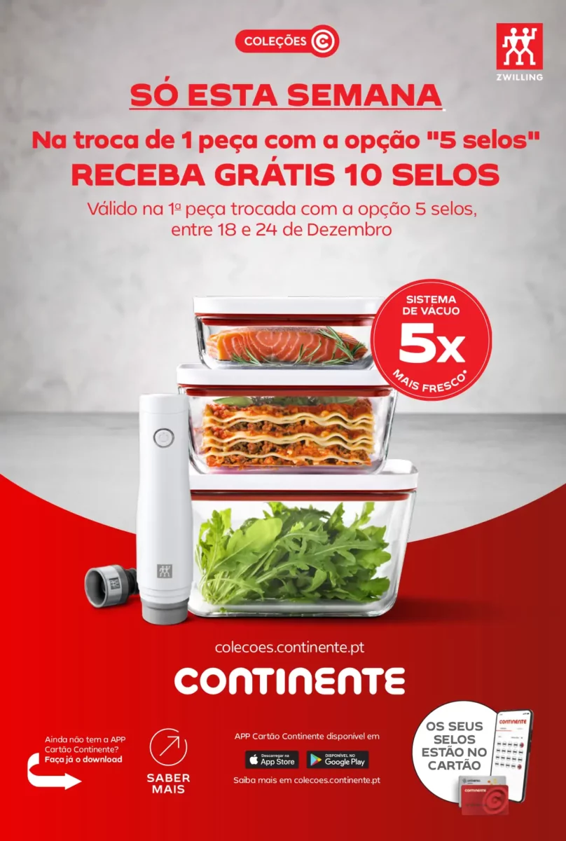 Folheto Continente desta semana (19 a 25 dezembro)