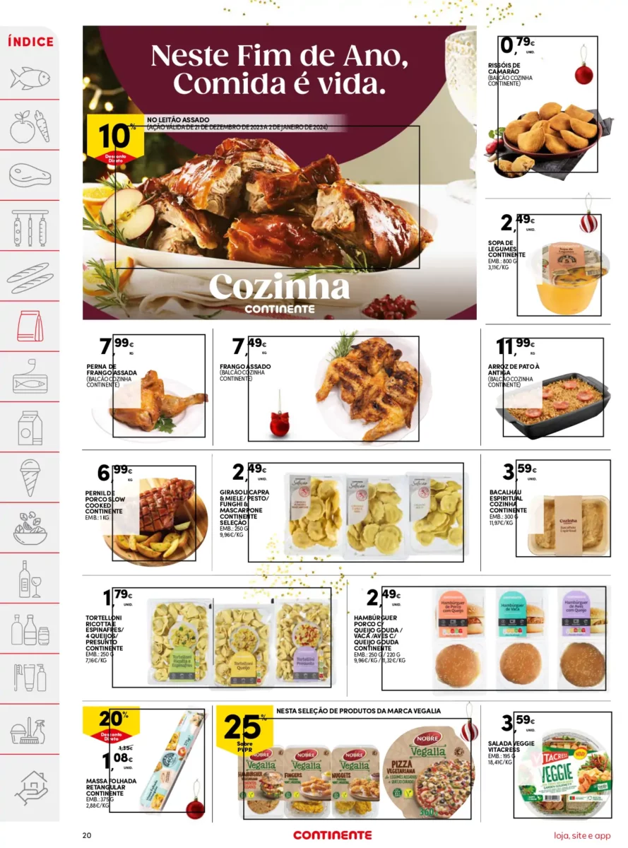 Folheto Continente desta semana (19 a 25 dezembro)