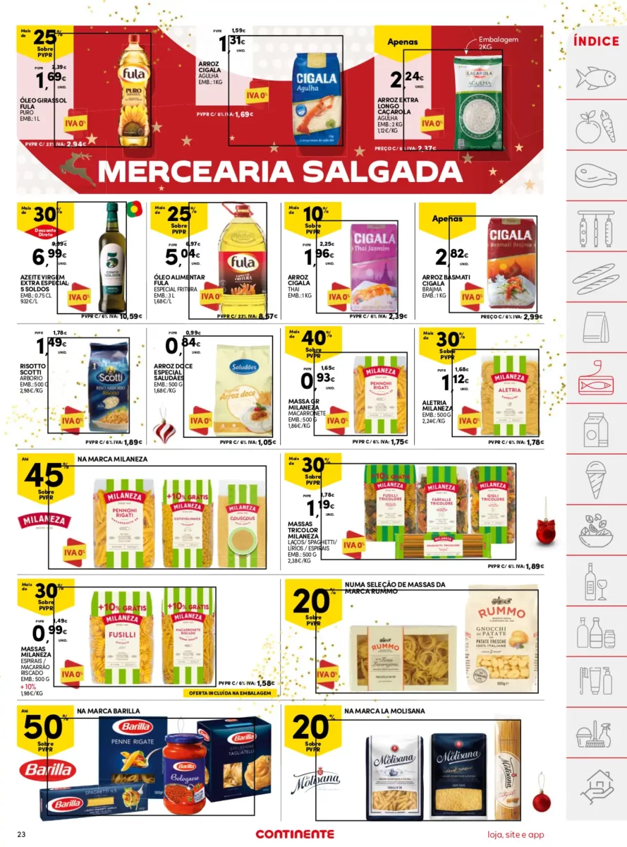 Folheto Continente desta semana (19 a 25 dezembro)