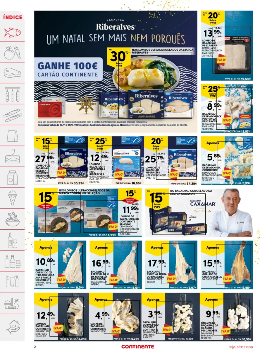 Folheto Continente desta semana (19 a 25 dezembro)