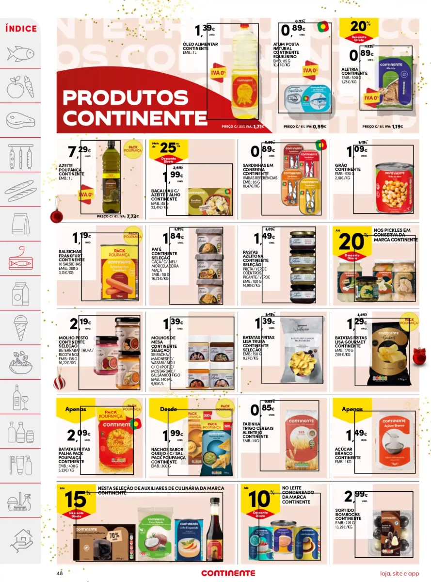 Folheto Continente desta semana (19 a 25 dezembro)