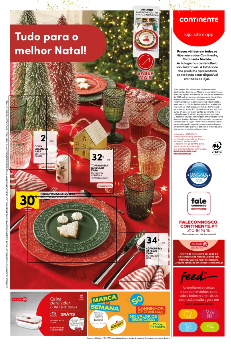 Folheto Continente desta semana (19 a 25 dezembro)