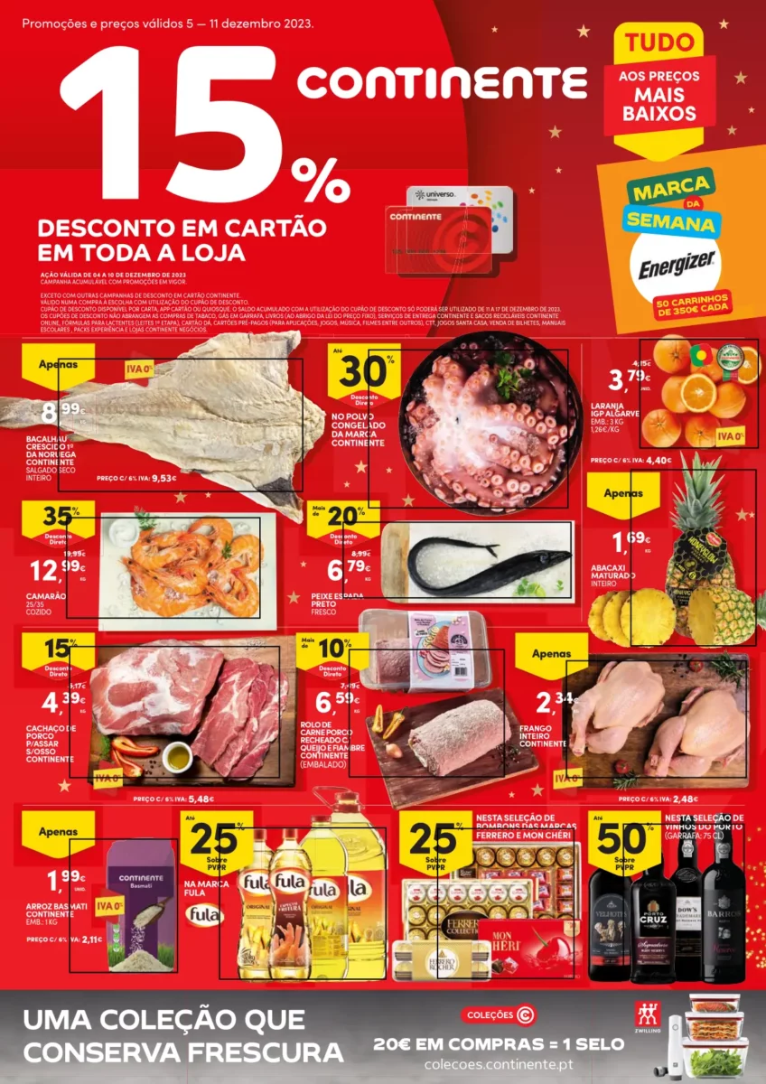 Folheto Continente (5 a 11 dezembro)
