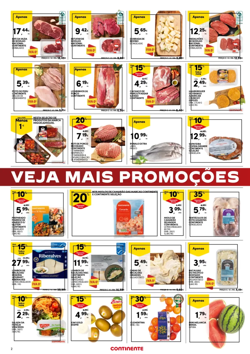 Folheto Continente fim-de-semana (8 a 11 dezembro)