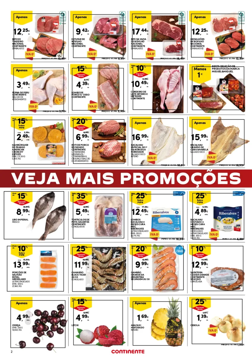 Folheto Continente fim-de-semana (15 a 18 dezembro)