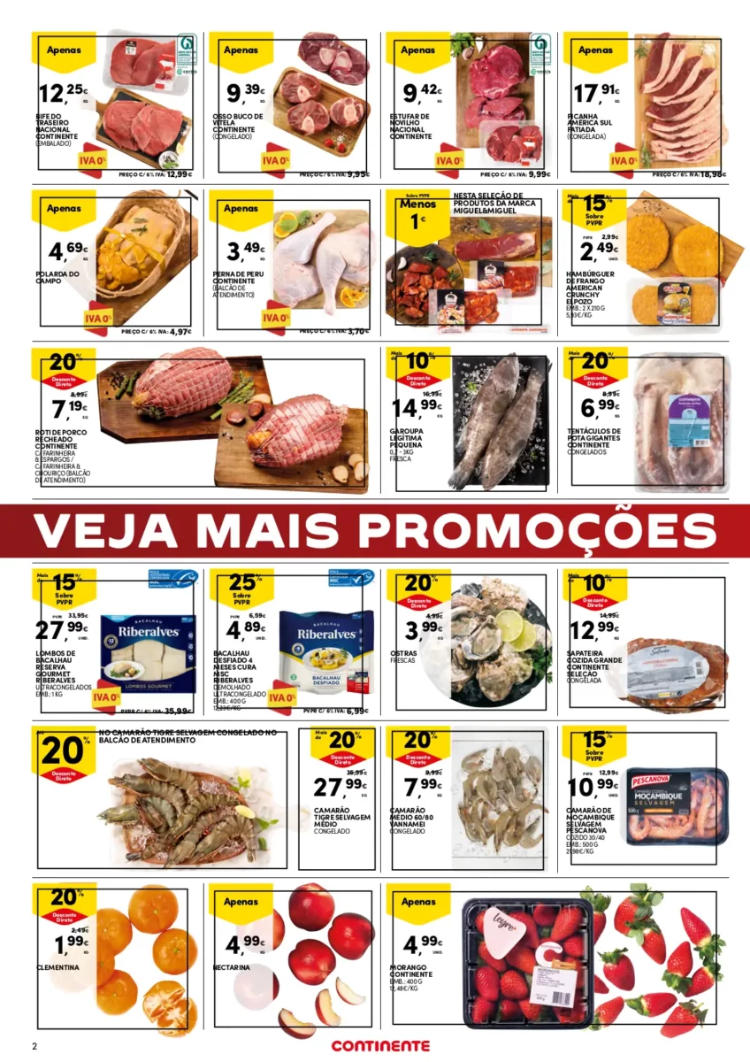 Folheto Continente fim-de-semana (22 a 25 dezembro)