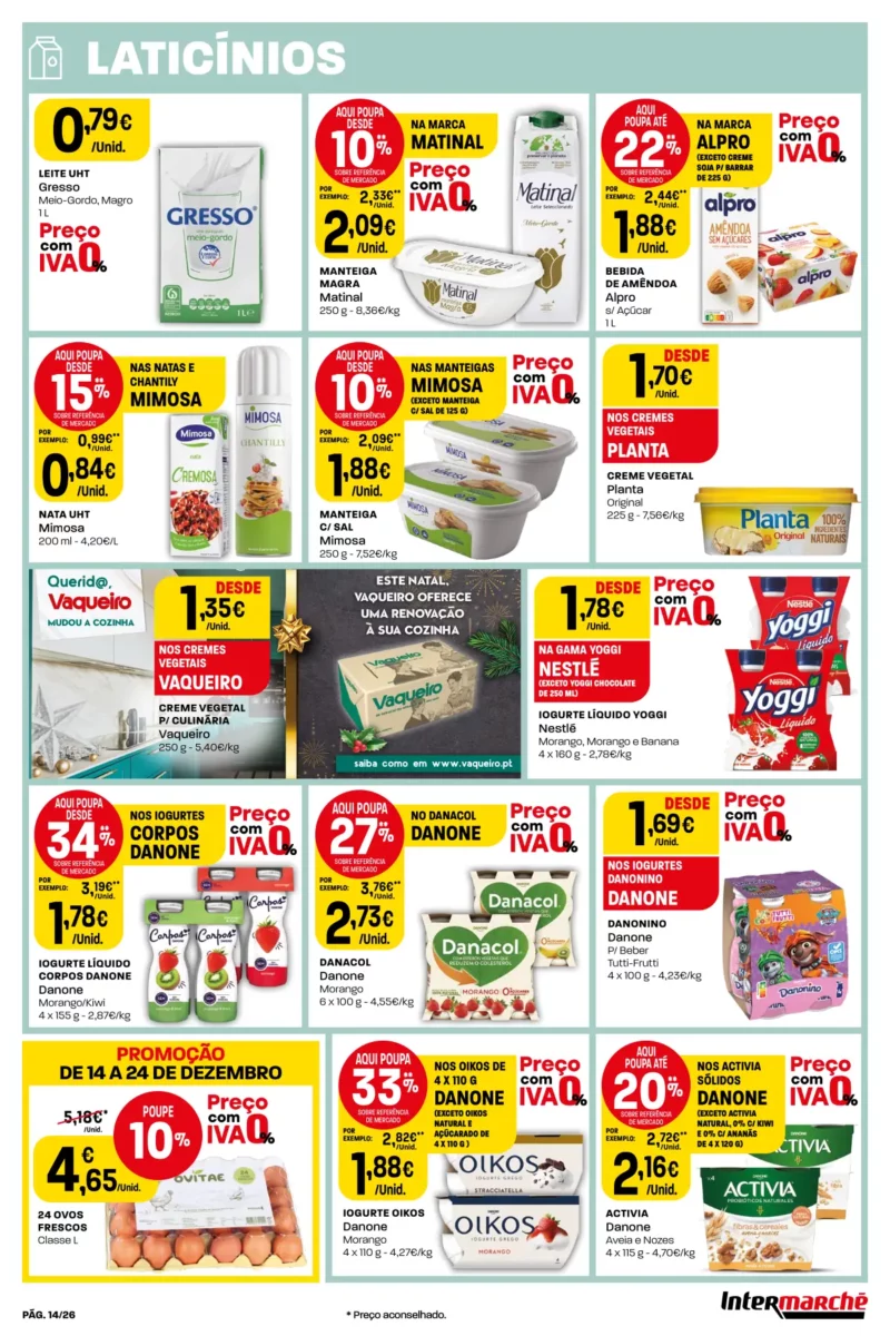Folheto Intermarch&eacute; (14 a 24 dezembro)