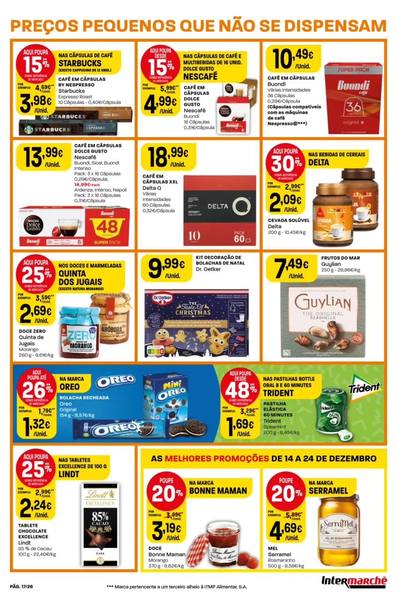 Folheto Intermarch&eacute; (14 a 24 dezembro)