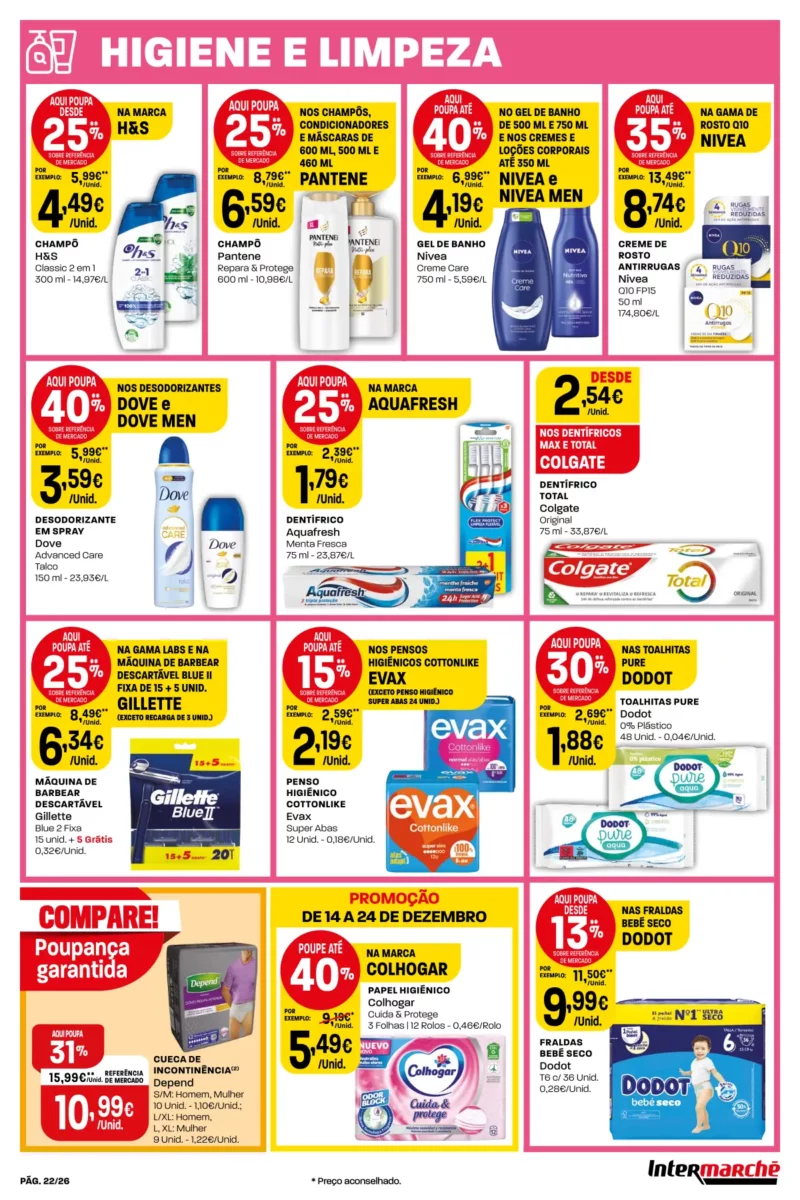 Folheto Intermarch&eacute; (14 a 24 dezembro)