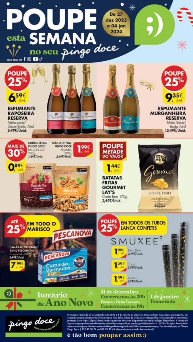 Folheto Pingo Doce Madeira (27 dezembro a 4 janeiro)