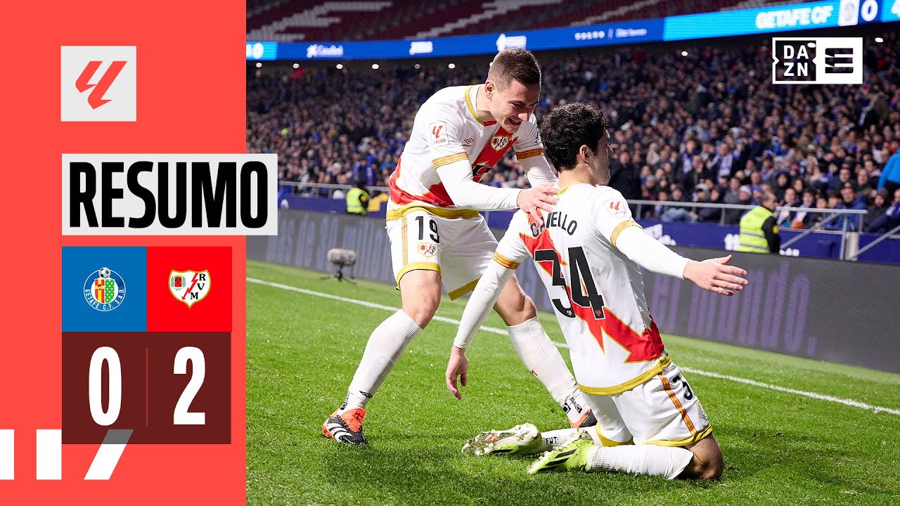 Resumo | Getafe 0-2 Rayo Vallecano | LaLiga 23/24