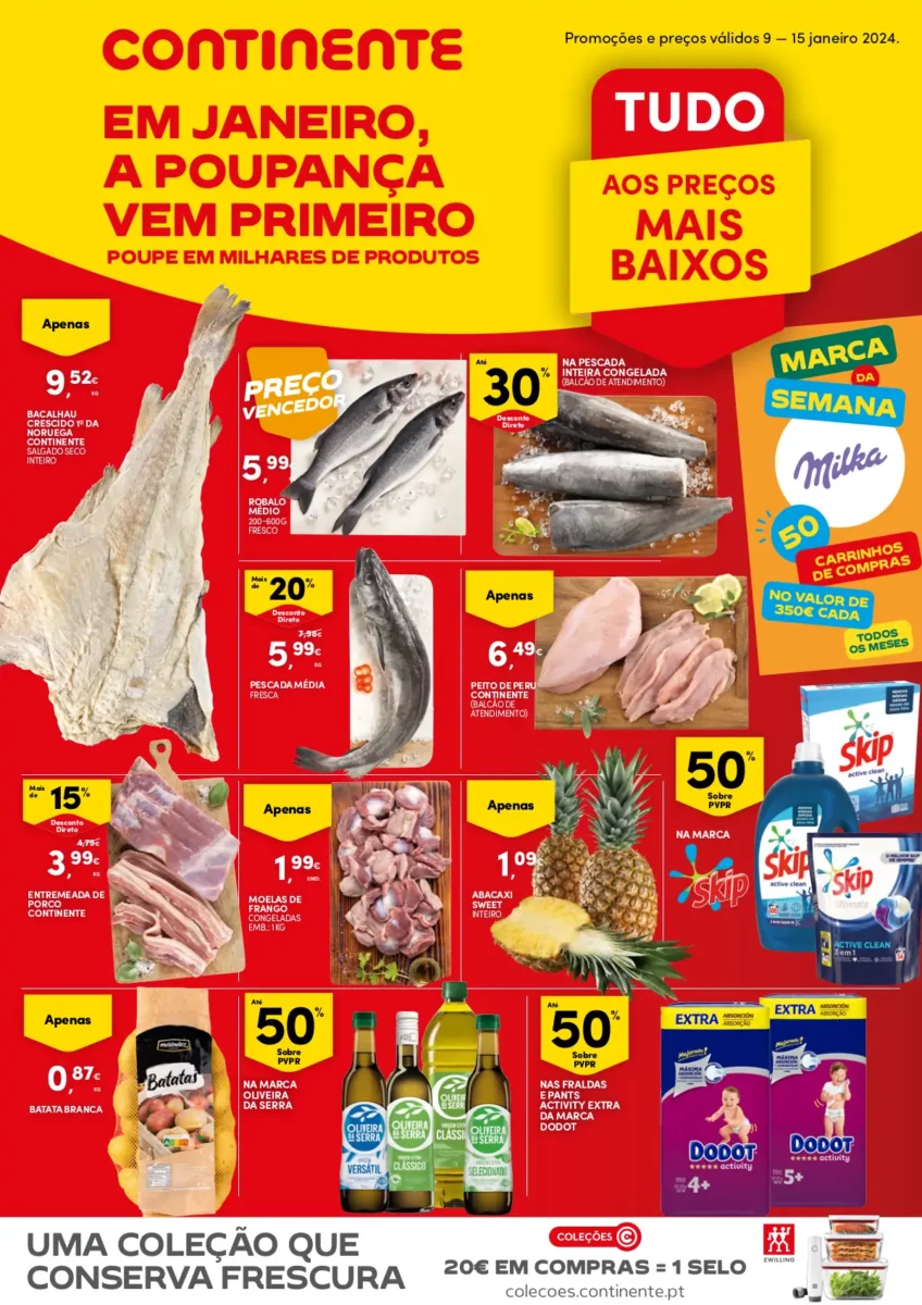 Folheto Continente (9 a 15 janeiro)