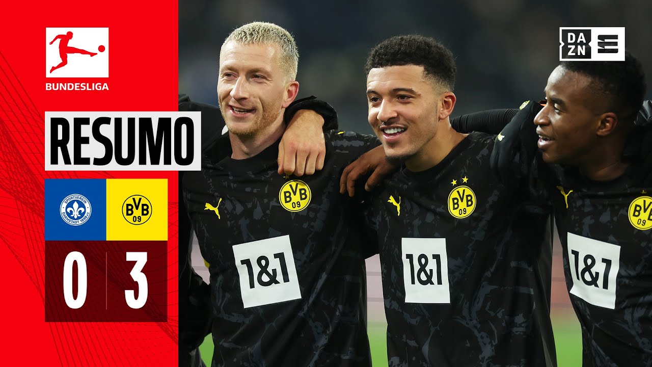 Resumo | Darmstadt 0-3 Dortmund | Bundesliga 23/24