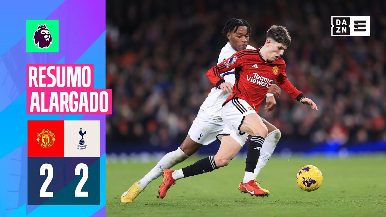 Resumo alargado | Man United 2-2 Tottenham | Premier League 23/24