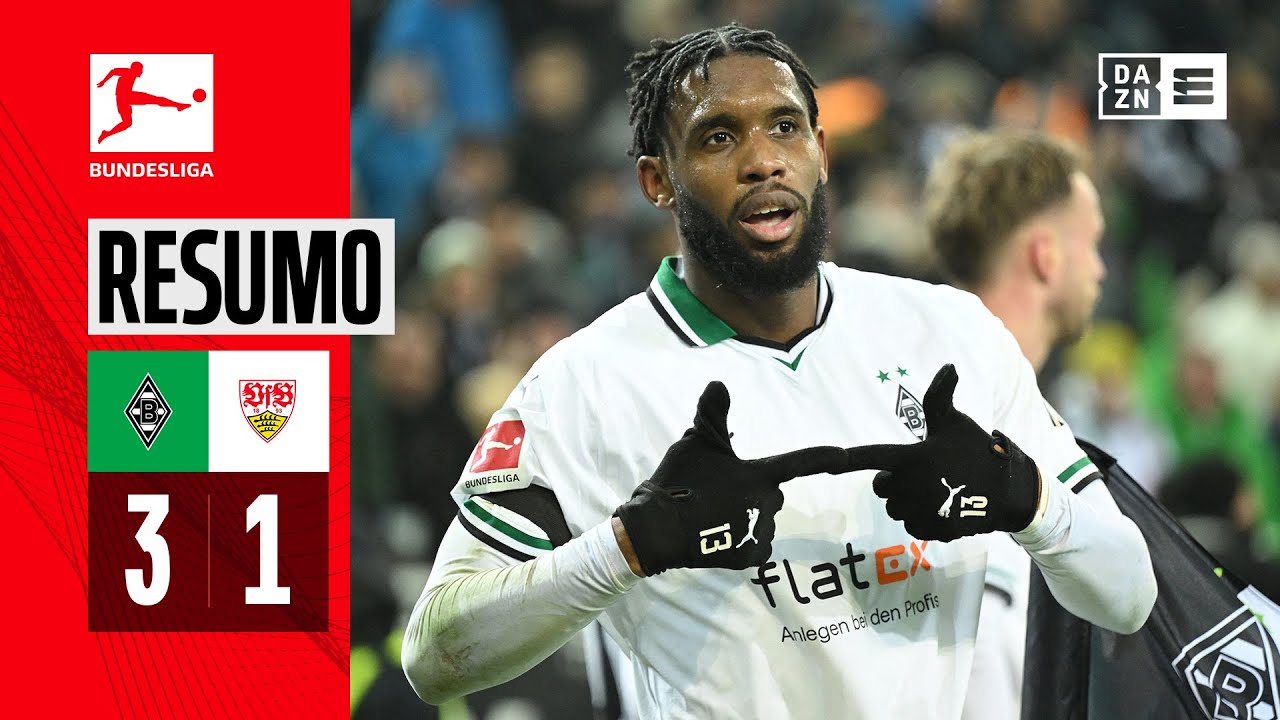 Resumo | Borussia Mönchengladbach 3-1 Stuttgart | Bundesliga 23/24